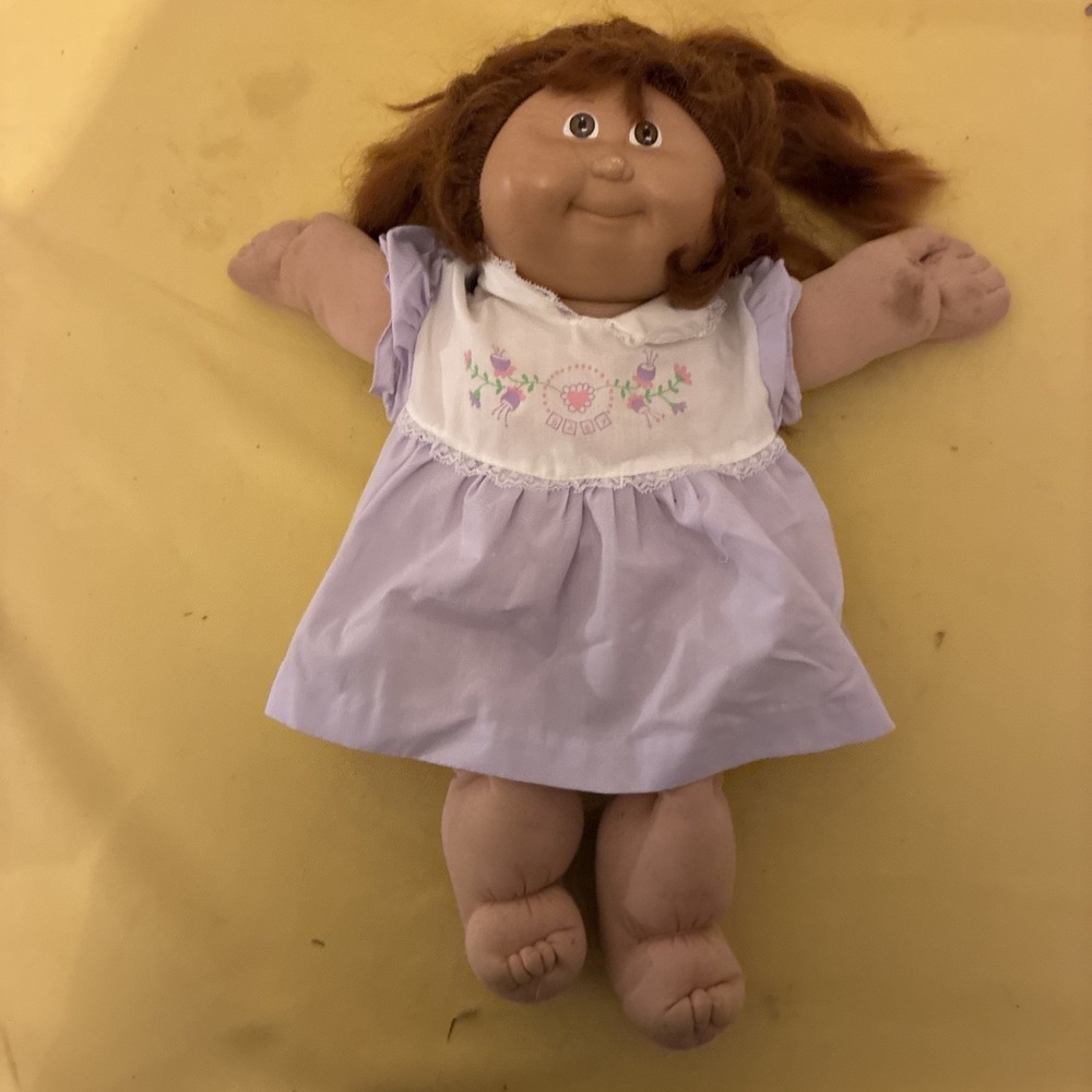 1978 To 1983 cabbage patch doll red hair brown eyes